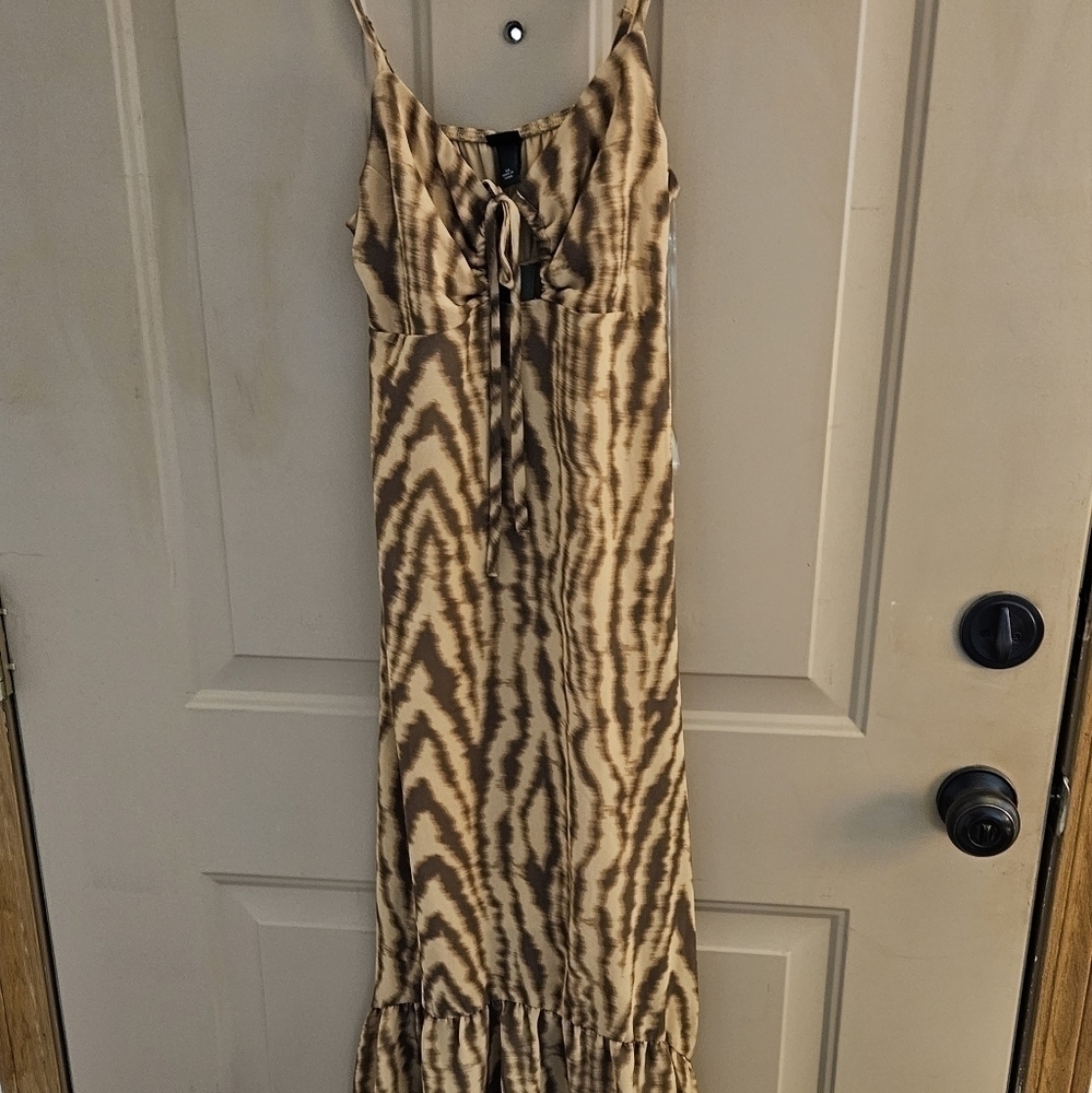 Wild Fable Spagetti strap Dress, Hem is high in the front and long in the back.